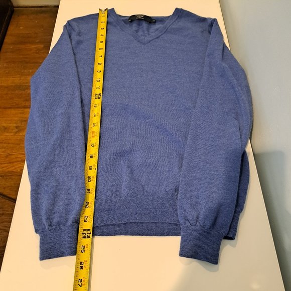 J. Crew 100% Merino Wool V-neck Men's Small Long Sleeve Sweater - Picture 11 of 13